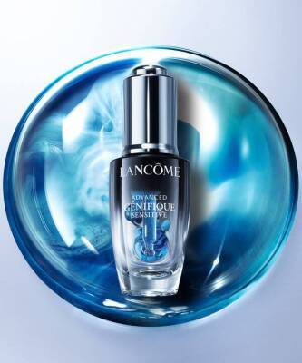 Blue fall: голубая сыворотка для лица Lancôme, которая укрепляет склонную к сухости кожу всего за 1 месяц - skuke.net