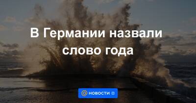 В Германии назвали слово года - news.mail.ru - Германия