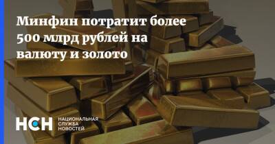 Минфин потратит более 500 млрд рублей на валюту и золото - nsn.fm - Россия