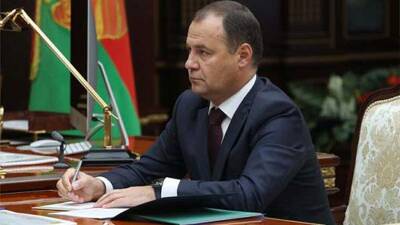 Роман Головченко - Премьер-министр Белоруссии раскритиковал санкции США - iz.ru - США - Израиль - Белоруссия