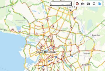 Опять 25, то есть нет: пробки в Петербурге снова 10 баллов - neva.today - Санкт-Петербург