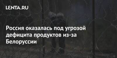 Россия оказалась под угрозой дефицита продуктов из-за Белоруссии - smartmoney.one - Россия - Белоруссия - Польша - Минск - Reuters