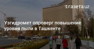 Узгидромет опроверг повышение уровня пыли в Ташкенте - gazeta.uz - Узбекистан - Иран - Туркмения - Ташкент