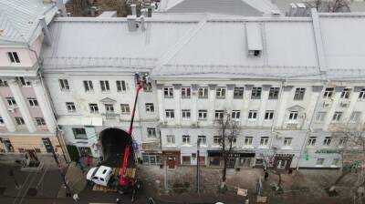 Ремонт дома с рухнувшим фасадом в центре Воронеже отложили на неопределённый срок - vestivrn.ru - Воронеж