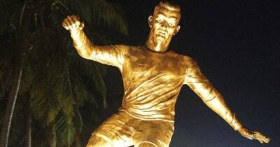 Криштиану Роналду - В Индии местные жители выступили против статуи Криштиану Роналду (фото) - focus.ua - Украина - Индия - Португалия