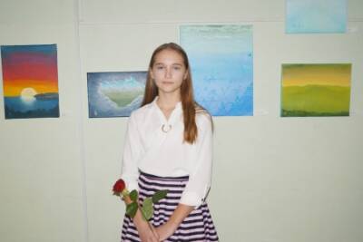 Прошла выставка живописи юной кунгурячки Насти Гордеевой «Свой путь» - iskra-kungur.ru - Пермь