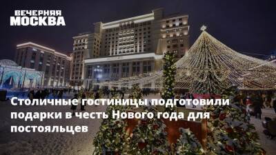 Столичные гостиницы подготовили подарки в честь Нового года для постояльцев - vm.ru - Москва - Москва - Москва - Отели