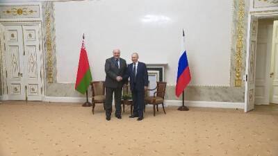 Владимир Путин - Александр Лукашенко - Переговоры Президентов Беларуси и России в Санкт-Петербурге - belarus24.by - Москва - Россия - Санкт-Петербург - Белоруссия - Минск