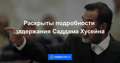 Саддам Хусейн - Раскрыты подробности задержания Саддама Хусейна - news.mail.ru - США