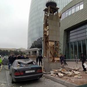 В результате взрыва в Баку пострадали два человека. Фото - reporter-ua.com - Баку