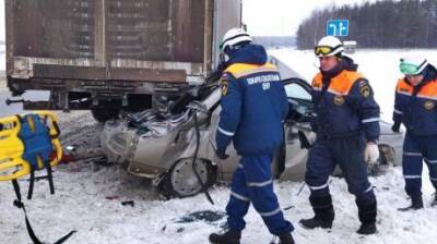 В Пензенской области «десятка» влетела под фуру, погибла девушка - penzainform.ru - Пензенская обл.