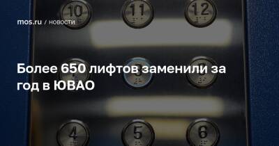 Петр Бирюков - Более 650 лифтов заменили за год в ЮВАО - mos.ru - Москва - округ Юго-Восточный, Москва