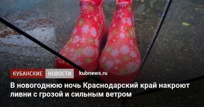 В новогоднюю ночь Краснодарский край накроют ливни с грозой и сильным ветром - kubnews.ru - Краснодарский край - Новороссийск