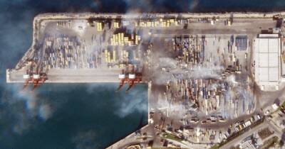 Появились изображения последствий израильского удара по порту Латакии в Сирии (фото) - focus.ua - Сирия - Украина - Израиль - Латакия