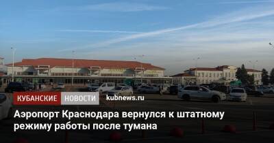 Аэропорт Краснодара вернулся к штатному режиму работы после тумана - kubnews.ru - Москва - Анапа - Краснодарский край - Краснодар - Екатеринбург - Уфа - Ростов-На-Дону - Минеральные Воды - Сургут - Ереван - Ставрополь
