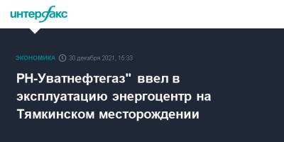 РН-Уватнефтегаз" ввел в эксплуатацию энергоцентр на Тямкинском месторождении - interfax.ru - Москва - Югра