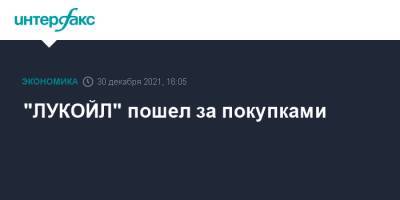 Вагит Алекперов - "ЛУКОЙЛ" пошел за покупками - interfax.ru - Москва
