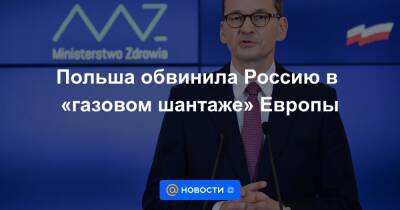 Польша обвинила Россию в «газовом шантаже» Европы - news.mail.ru - Россия - Польша - Брюссель
