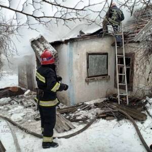 В Запорожской области во время пожара погибли два человека. Фото - reporter-ua.com - Украина - Запорожская обл. - район Пологовский