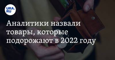 Аналитики назвали товары, которые подорожают в 2022 году - ura.news - Россия