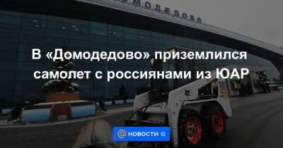 В «Домодедово» приземлился самолет с россиянами из ЮАР - news.mail.ru - Россия - Юар - Эфиопия