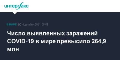 Джонс Хопкинс - Число выявленных заражений COVID-19 в мире превысило 264,9 млн - interfax.ru - Москва - США - Бразилия - Индия