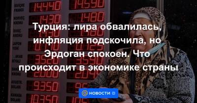 Турция: лира обвалилась, инфляция подскочила, но Эрдоган спокоен. Что происходит в экономике страны - news.mail.ru - Турция