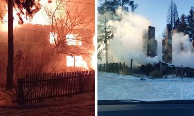 Человек погиб на страшном пожаре в Карелии - gubdaily.ru - район Лахденпохский - республика Карелия