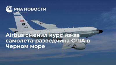 Самолет-разведчик ВВС США вынудил пассажирский лайнер Airbus сменить курс над Черным морем - ria.ru - Москва - Россия - США - Тель-Авив