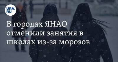 В городах ЯНАО отменили занятия в школах из-за морозов - ura.news - Ноябрьск - Салехард - окр. Янао