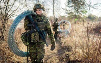 Военные из Эстонии прибыли на границу Польши и Беларуси - korrespondent.net - Украина - Белоруссия - Эстония - Польша