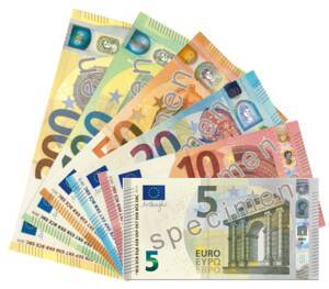 Кристин Лагард - Фабио Панетт - К 2024 году планируют изменить дизайн банкнот евро - goodnews.ua