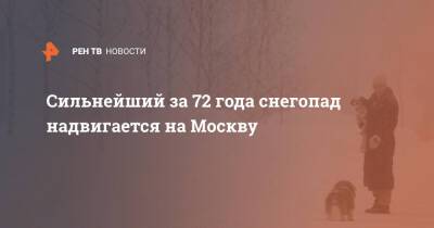 Евгений Тишковец - Сильнейший за 72 года снегопад надвигается на Москву - ren.tv - Москва - Россия