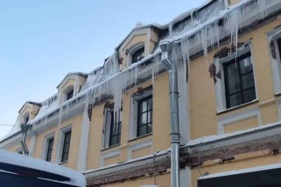 Жители Петербурга пожаловались на травмоопасные дороги и двухметровые сосульки - spb.mk.ru - Петербурга
