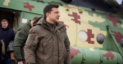 Владимир Зеленский - "Имею честь сегодня быть с вами". Владимир Зеленский посетил позиции армии на Донбассе (фото) - focus.ua - Украина - Донбасс - Донецкая обл.