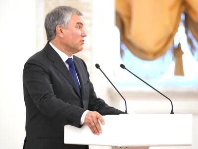 Вячеслав Володин - Пост спикера Госдумы Володина о законопроектах про QR-коды набрал 1 млн просмотров - rosbalt.ru