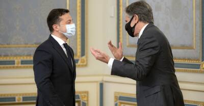 Владимир Зеленский - Владимир Путин - Энтони Блинкен - Джо Байден - Зеленский и Блинкен поговорили перед видеовстречей Байдена и Путина - kp.ua - США - Украина