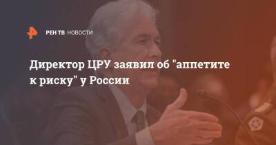 Уильям Бернс - Директор ЦРУ заявил об "аппетите к риску" у России - ren.tv - Россия - Украина