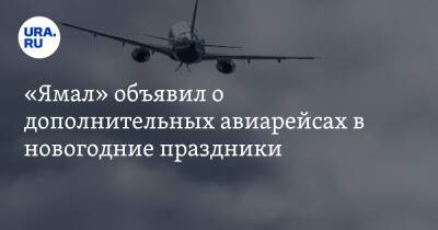 «Ямал» объявил о дополнительных авиарейсах в новогодние праздники - ura.news - Москва - Тюмень - Салехард - окр. Янао