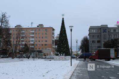 Новогоднюю елку установили на площади Горького в Нижнем Новгороде - vgoroden.ru - Москва - Россия - Нижний Новгород