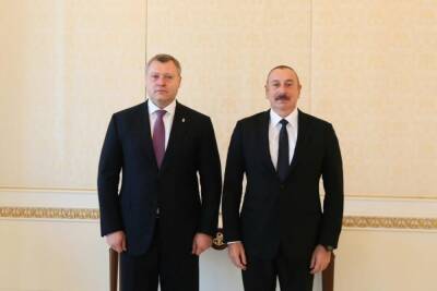 Александр Лукашенко - Игорь Бабушкин - Ильхам Алиев - Губернатор Астраханской области встретился с президентом Азербайджана - ast.mk.ru - Астрахань - Астраханская обл. - Минск - Азербайджан