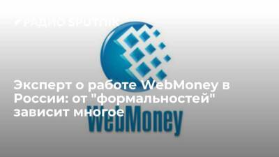 Михаил Беляев - Эксперт о работе WebMoney в России: от "формальностей" зависит многое - smartmoney.one - Россия