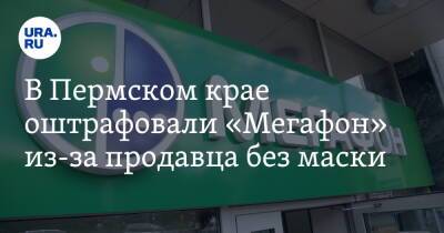 В Пермском крае оштрафовали «Мегафон» из-за продавца без маски - ura.news - Россия - Пермский край