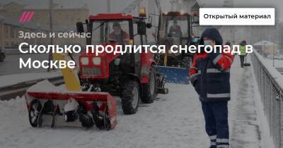 Роман Вильфанд - Сколько продлится снегопад в Москве - tvrain.ru - Москва - Россия