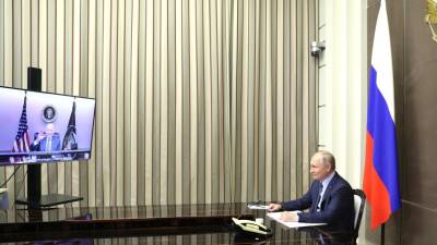Владимир Путин - Джо Байден - Во время приветствия по видеосвязи Байден выразил надежду на личную встречу с Путиным - mir24.tv - Россия - США - Рим - с. Путин
