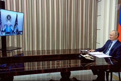 Владимир Путин - Джо Байден - Озвучены темы прошедших переговоров Путина с Байденом - lenta.ru - Россия - США - Украина - Вашингтон