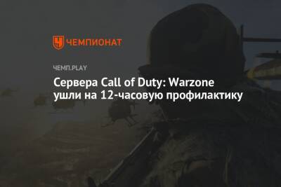 Сервера Call of Duty: Warzone ушли на 12-часовую профилактику - championat.com