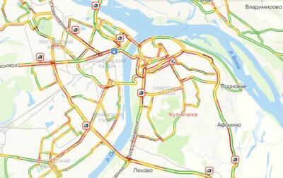 Десятибалльные пробки сковали Нижний Новгород - vgoroden.ru - Нижний Новгород
