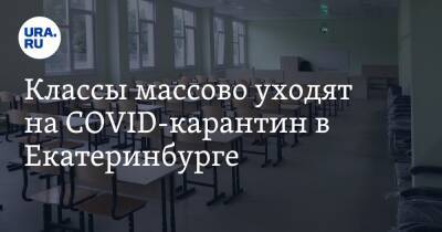 Классы массово уходят на COVID-карантин в Екатеринбурге - ura.news - Екатеринбург - Свердловская обл.