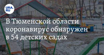 В Тюменской области коронавирус обнаружен в 54 детских садах - ura.news - Тюмень - Тюменская обл.